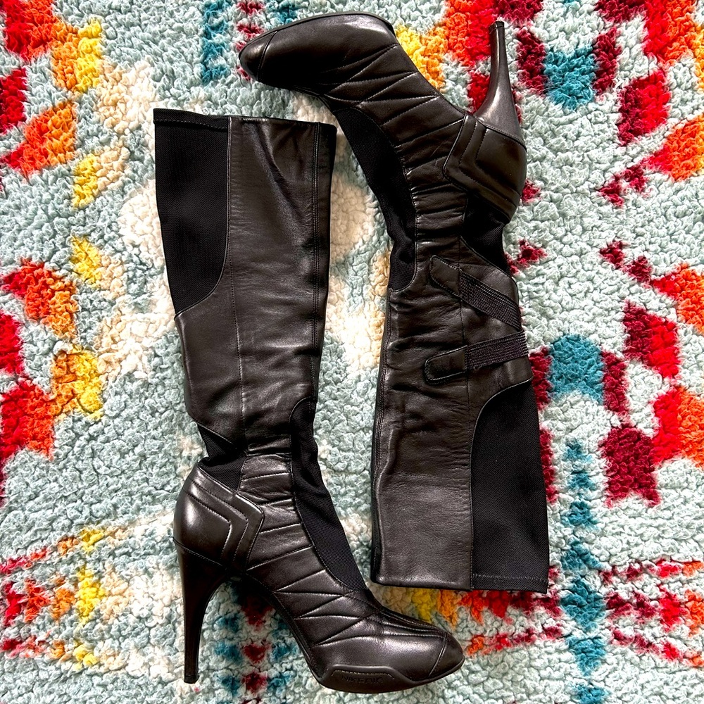 Cole Haan Nike G. Series Moto Boots - Like New!